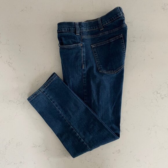 Kirkland Signature Stretch Med Wash Straight Leg 5 Pocket Jeans Blue Sz 36 X 32 - Picture 2 of 13
